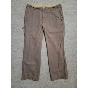 Columbia Pants Mens 38x32 Brown Straight Leg Outdoor Hiking Cotton 111 AM8154‎